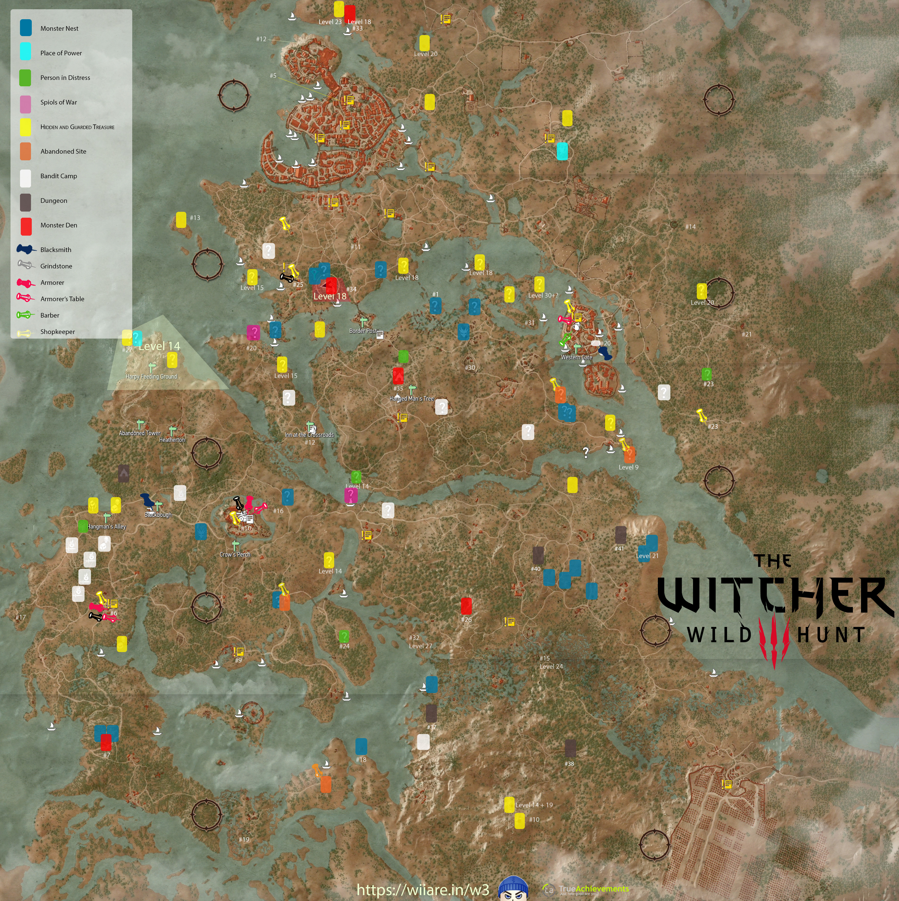 Карта всех игроков в гвинт в ведьмаке 3
